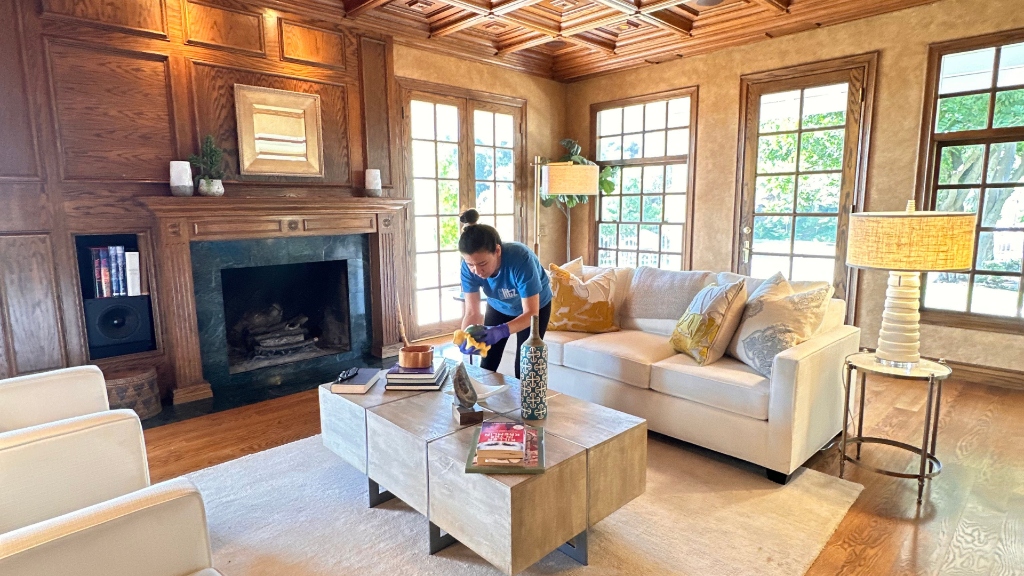 Clean luxury home interior residential cleaning Los Angeles